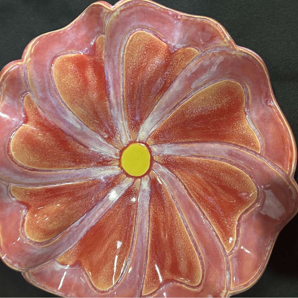 Handmade Ceramic Art Centerpiece Bowl. Functional Art.